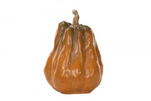 Avlång dekorationspumpa 24 cm orange