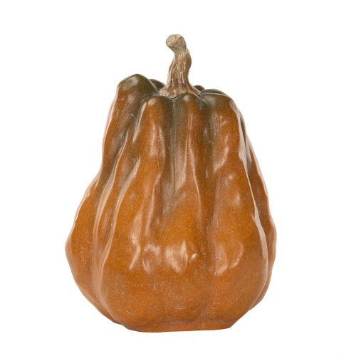 Avlång dekorationspumpa 24 cm orange