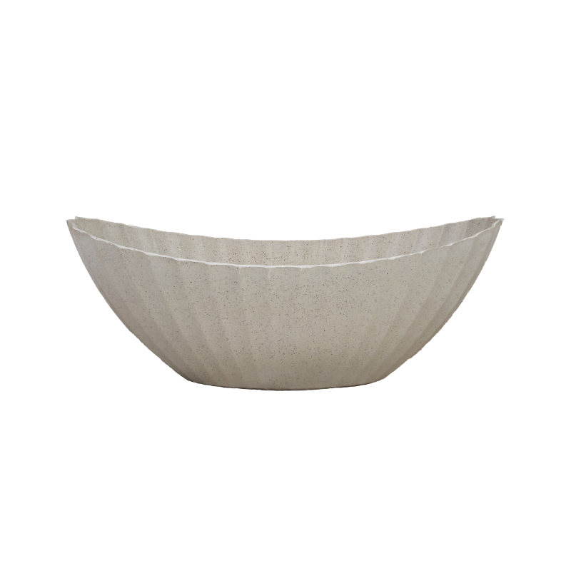 plastskal-ribbad-oval-beige